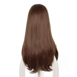 New Cosplaysky DVA Hana Song Cosplay Wig Overwatch OW Cosplay Wig Brown Long Hair New Arrivals