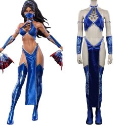 NewCosplay New Arrivals Mortal Kombat Kitana Costume Accessories Outfit Halloween Carnival Suit Cosplay Costume