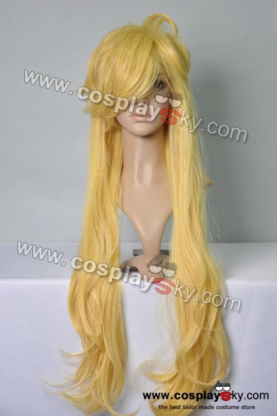 NewCosplay Panty And Stocking Yellow Blonde Long Cosplay Wig 3 NewCosplay Panty And Stocking Yellow Blonde Long Cosplay Wig