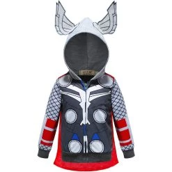 New Cosplaysky Marvel Thor Zip Up Hoodie For Kids Children New Arrivals