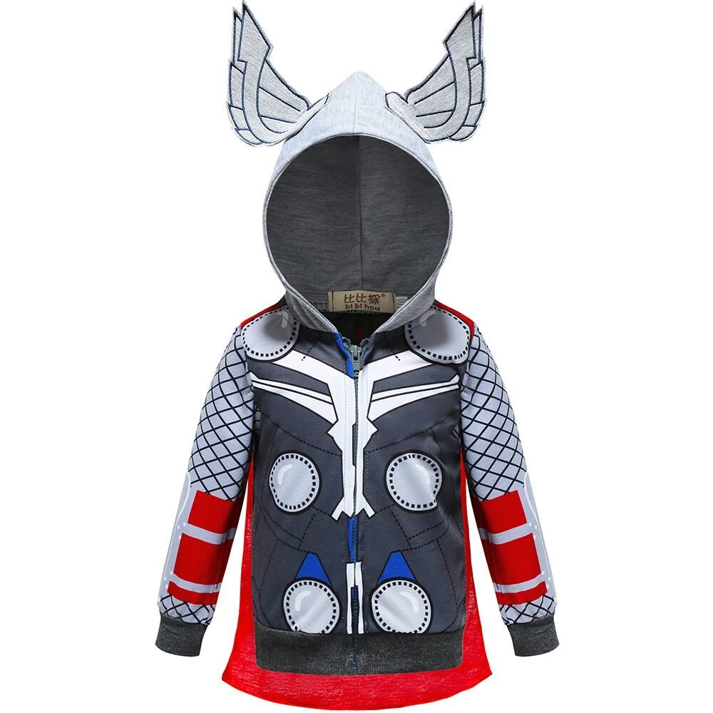 New Cosplaysky Marvel Thor Zip Up Hoodie For Kids Children New Arrivals 3 New Cosplaysky Marvel Thor Zip Up Hoodie For Kids Children New Arrivals