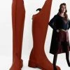 New Cosplaysky Supergirl Kara Danvers Red Boots Cosplay Shoes New Arrivals