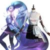 NewCosplay League Of Legends LOL KDA Groups Seraphine Women Dress Outfits Halloween Carnival Suit Cosplay Costume New Arrivals