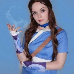 NewCosplay Avatar: The Last Airbender Katara Halloween Carnival Suit Cosplay Costume 26 NewCosplay Avatar: The Last Airbender Katara Halloween Carnival Suit Cosplay Costume