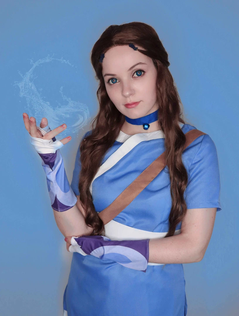 NewCosplay Avatar: The Last Airbender Katara Halloween Carnival Suit Cosplay Costume 13 NewCosplay Avatar: The Last Airbender Katara Halloween Carnival Suit Cosplay Costume
