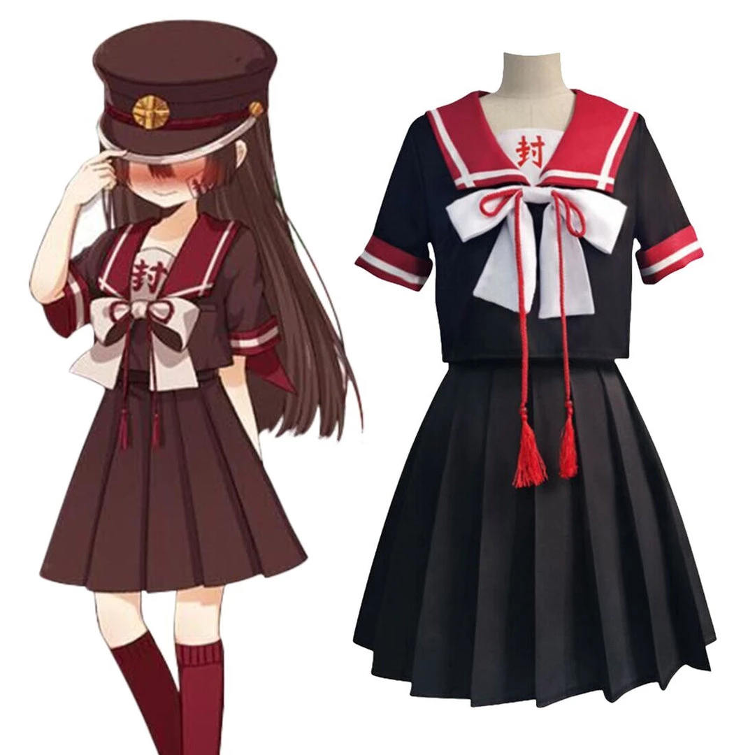 NewCosplay New Arrivals Toilet-bound Hanako-kun Yugi Tsukasa JK Uniform Skirt Outfits Halloween Carnival Suit Cosplay Costume 3 NewCosplay New Arrivals Toilet-bound Hanako-kun Yugi Tsukasa JK Uniform Skirt Outfits Halloween Carnival Suit Cosplay Costume