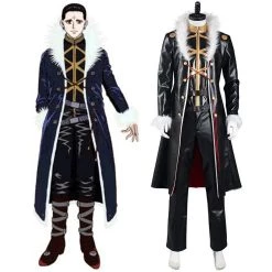 NewCosplay New Arrivals Hunter X Hunter Kulolo Lushilufelu Pants Vest Coat Halloween Carnival Suit Cosplay Costume