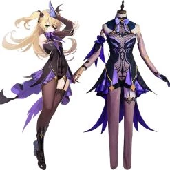 NewCosplay Game Genshin Impact Fischl Outfits Halloween Carnival Costume Cosplay Costume
