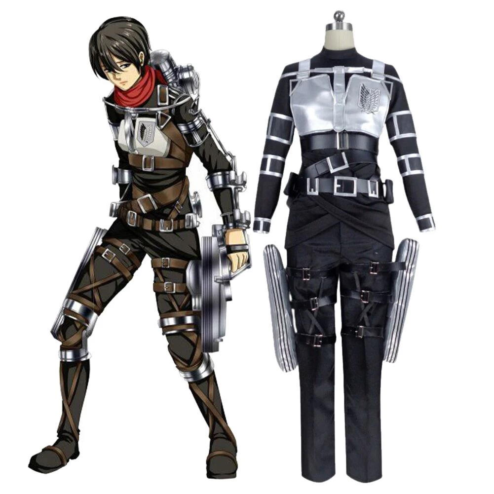 NewCosplay New Arrivals Attack On Titan Mikasa·Ackerman Halloween Carnival Suit Cosplay Costume 3 NewCosplay New Arrivals Attack On Titan Mikasa·Ackerman Halloween Carnival Suit Cosplay Costume