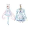 NewCosplay Nekopara Chocola/Vanilla Maid Dress Outfit Halloween Carnival Suit Cosplay Costume