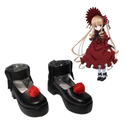 NewCosplay New Arrivals Rozen Maiden Black Shoes Custom Made
