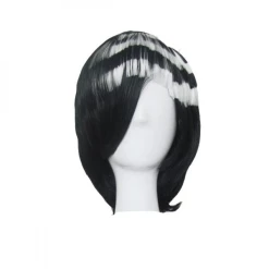 NewCosplay Soul Eater Death The Kid Stratified Black And White Cosplay Wig New Arrivals