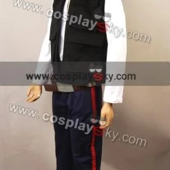 NewCosplay Star Wars ANH A New Hope Han Solo Vest Shirt Pants Cosplay Costume