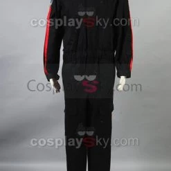 NewCosplay New Arrivals Star Wars Imperial Tie Fighter Pilot Black Flightsuit Uniform Jumpsuit B