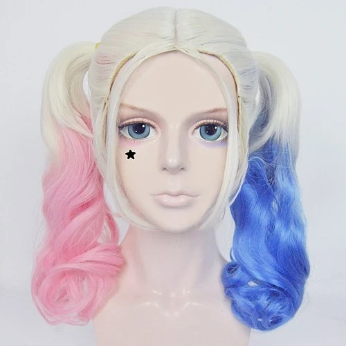 NewCosplay Suicide Squad Harley Quinn Cosplay Wigs New 3 NewCosplay Suicide Squad Harley Quinn Cosplay Wigs New
