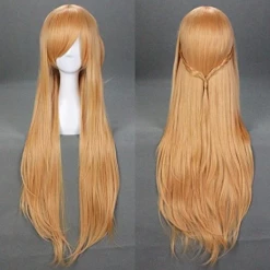 NewCosplay Sword Art Online Asuna Yuuki Long Cosplay Wig