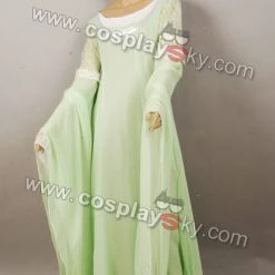 NewCosplay The Lord Of The Rings Arwen Light Green Gown Dress Costume New Arrivals