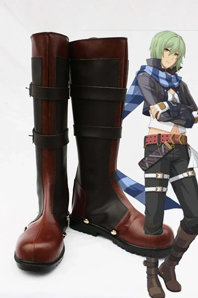 NewCosplay The Legend Of Heroes Ao No Kiseki Wazy Hemisp Cosplay Boots Shoes New Arrivals