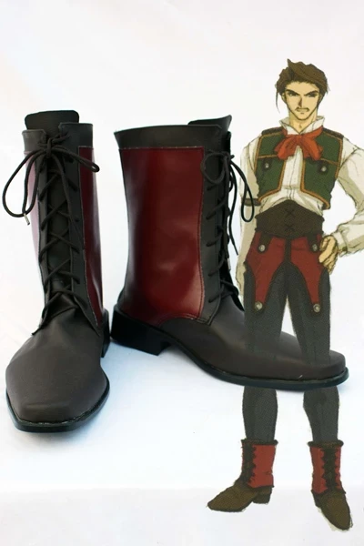 NewCosplay The Legend Of Heroes VI Cassius Bright Cosplay Boots Shoes New Arrivals