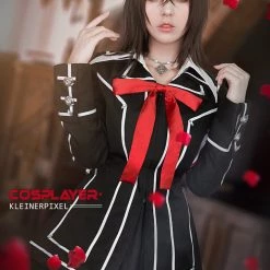 NewCosplay Vampire Knight Day Class Girl Kurosu Yuuki Cosplay Costume New Arrivals