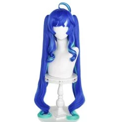 NewCosplay Pretty Derby Twin Turbo Heat Resistant Synthetic Hair Carnival Halloween Party Props Cosplay Wig