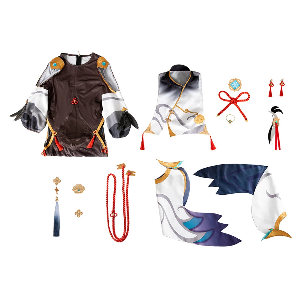 NewCosplay Genshin Impact Shen He Jumpsuit Outfits Halloween Carnival Suit Cosplay Costume New Arrivals 11 NewCosplay Genshin Impact Shen He Jumpsuit Outfits Halloween Carnival Suit Cosplay Costume New Arrivals