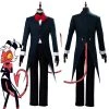 NewCosplay Hazbin Hotel Moxxie Helluva Boss Outfit Halloween Carnival Suit Cosplay Costume New Arrivals