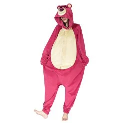 NewCosplay New Arrivals Toy Story 3 Lotso Strawberry Bear Pajama Sleepwear Christmas Halloween Cosplay Costume 21 NewCosplay New Arrivals Toy Story 3 Lotso Strawberry Bear Pajama Sleepwear Christmas Halloween Cosplay Costume