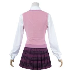 NewCosplay Danganronpa V3: Killing Harmony-Akamatsu Kaede Uniform Skirt Outfits Halloween Carnival Suit Cosplay Costume