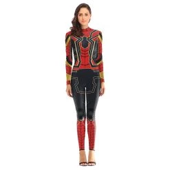 NewCosplay Iron Spider-Man Women Jumpsuit Outfits Halloween Carnival Suit Cosplay Costume New Arrivals