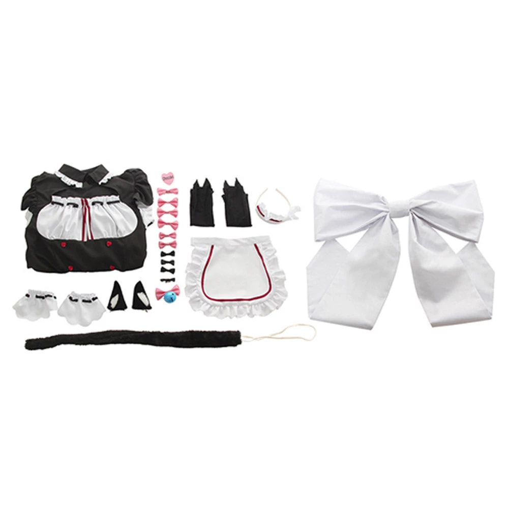 NewCosplay New Arrivals Nekopara Chocola Vanilla Women Sexy Cat Maid Servant Dress Cosplay Costume 6 NewCosplay New Arrivals Nekopara Chocola Vanilla Women Sexy Cat Maid Servant Dress Cosplay Costume