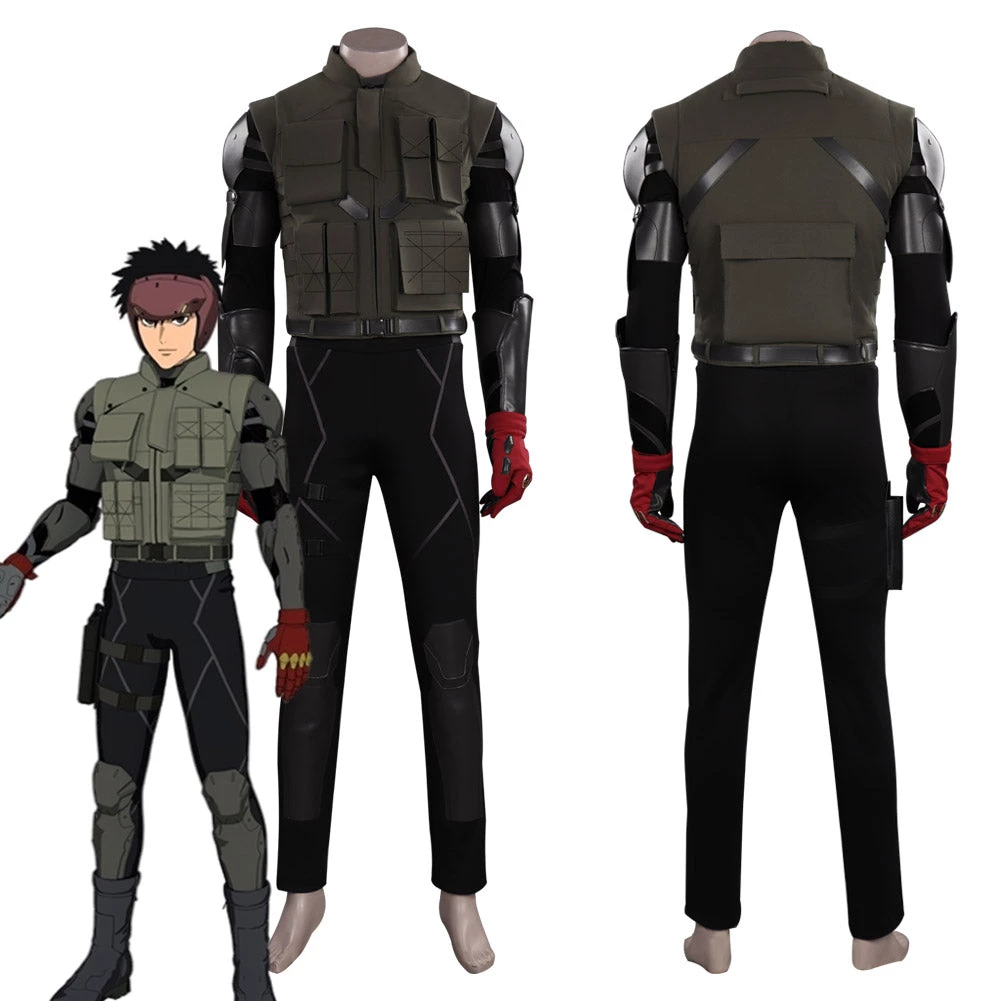 NewCosplay Anime Spriggan Yuu Ominae Outfit Halloween Carnival Suit Cosplay Costume 3 NewCosplay Anime Spriggan Yuu Ominae Outfit Halloween Carnival Suit Cosplay Costume