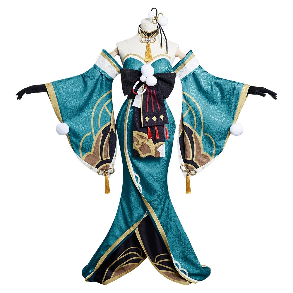 NewCosplay New Arrivals Genshin Impact Ms Hina/Gorou Outfits Halloween Carnival Suit Cosplay Costume 4 NewCosplay New Arrivals Genshin Impact Ms Hina/Gorou Outfits Halloween Carnival Suit Cosplay Costume