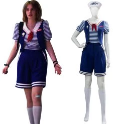NewCosplay Stranger Things 3 Scoops Ahoy Robin Cosplay Costume Adult