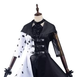 NewCosplay Cruella 2021 Movie Cruella Dress Outfits Halloween Carnival Suit Cosplay Costume 14 NewCosplay Cruella 2021 Movie Cruella Dress Outfits Halloween Carnival Suit Cosplay Costume
