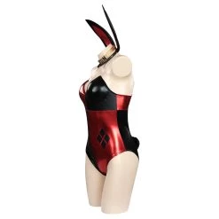 NewCosplay Harley Quinn Bunny Girl Jumpsuit Outfits Christmas Carnival Suit Cosplay Costume