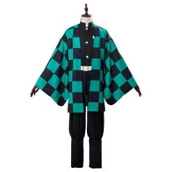 NewCosplay Demon Slayer: Kimetsu No Yaiba Kamado Tanjirou Oufit Cosplay Costume