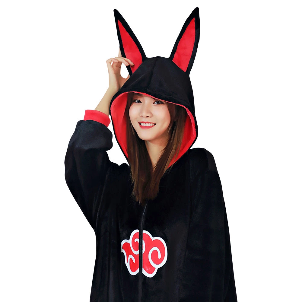 NewCosplay Naruto Akatsuki Cloud Pajama Adult Unisex Sleepwear Cosplay Costume New Arrivals 12 NewCosplay Naruto Akatsuki Cloud Pajama Adult Unisex Sleepwear Cosplay Costume New Arrivals