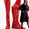 NewCosplay CBS TV Supergirl Kara Danvers Cosplay Prop Shoes Rain Boots Jackboots Kneeboots New Arrivals