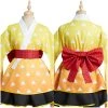 NewCosplay New Arrivals Demon Slayer Agatsuma Zenitsu Kimono Lolita Dress Outfits Halloween Carnival Suit Cosplay Costume 2 NewCosplay New Arrivals Demon Slayer Agatsuma Zenitsu Kimono Lolita Dress Outfits Halloween Carnival Suit Cosplay Costume