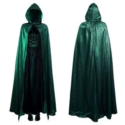 NewCosplay New Arrivals Emerald Sorceress Cloak Dress Outfits Halloween Carnival Suit Cosplay Costume