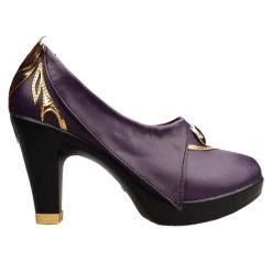 NewCosplay Game Genshin Impact Keqing Boots Halloween Costumes Accessory Cosplay Shoes