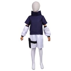 NewCosplay NARUTO Sasuke Uchiha Kids Children Top Pants Halloween Carnival Suit Cosplay Costume