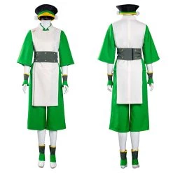 NewCosplay Avatar: The Last Airbender Toph Bengfang Halloween Carnival Suit Cosplay Costume 21 NewCosplay Avatar: The Last Airbender Toph Bengfang Halloween Carnival Suit Cosplay Costume