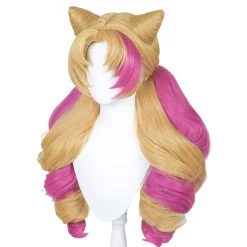 NewCosplay League Of Legends LoL Gwen Heat Resistant Synthetic Hair Carnival Halloween Party Props Cosplay Wig