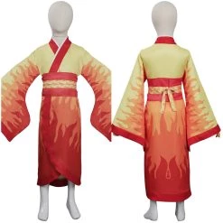NewCosplay New Arrivals Demon Slayer: Kimetsu No Yaiba - Rengoku Kyoujurou Original Design Cosplay Costume For Kids Children - Cossky®