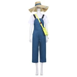 NewCosplay My Hero Academia Heroes: Rising Katsuma T-shirt Dungarees Jumpsuits Set Cosplay Costume New Arrivals