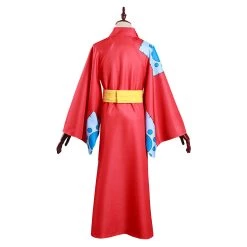 NewCosplay One Piece Wano Country Monkey D. Luffy Kimono Outfits Halloween Carnival Suit Cosplay Costume New Arrivals