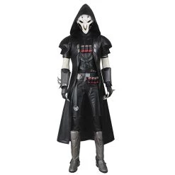 NewCosplay New Arrivals Overwatch OW Reaper/Gabriel Reyes Outfits Halloween Carnival Suit Cosplay Costume
