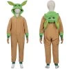 NewCosplay New Arrivals Baby Yoda Jumpsuit Sleepwear Pajams Outfits Halloween Cosplay Costume For Kids Children